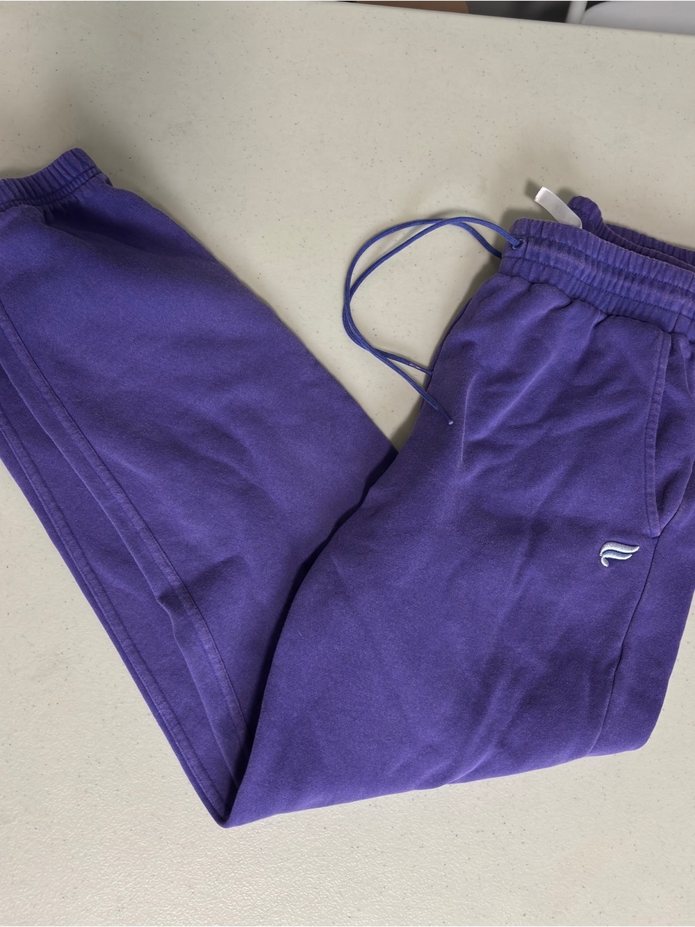 Fabletics Purple Sweatpants Drawstring Small